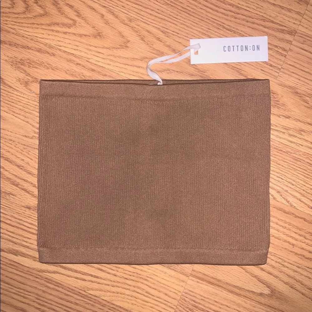 Light brown tube top
